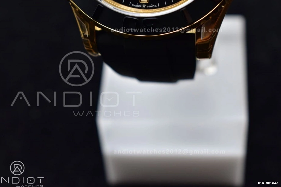 Yacht-Master 1:1 Best Ceramic EyeCatching 1224 Black on Strap Black 42mm VSF VS Edition 3D 226658 Bezel Rubber 0926